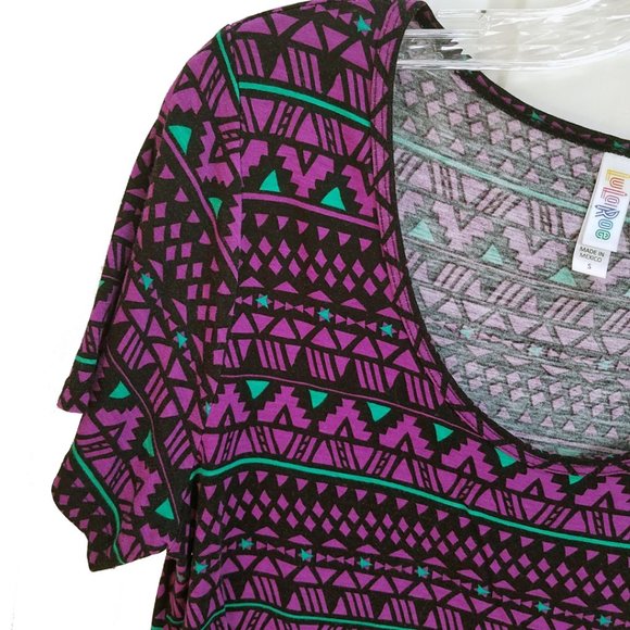 LuLaRoe Women's Purple Hi Lo Shirt Top Blouse - Picture 3 of 10